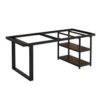 Support métallique pour pieds de chaise d'extérieur moderne, grand modèle 125 cm, anti-basculement, étanche, capacité 300 kg, avec commande à distance, pour salon