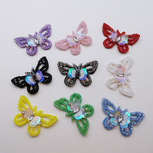 Crystal Sequined Hollow Butterfly Beaded <b>Sequins</b> Colorful DIY Accessories For Shoes And Clothing Decorations - Product Image 3
