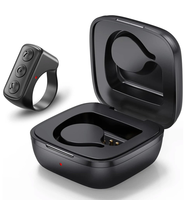 Anillo de Control Remoto Inteligente para iOS y Android, Controlador Inalámbrico para Tiktok, Control de Desplazamiento de Páginas, Obturador de Cámara con Estuche de Carga