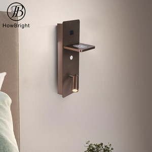 Современная Минималистичная декоративная гостиничная комнатная спальня USB Беспроводная зарядка для мобильных телефонов лампа для чтения прикроватный настенный светильник - Product Image 6