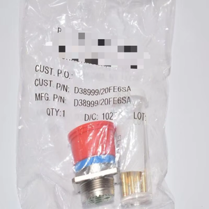 NUEVO D38999/20FE6SA BJG Receptáculo de conector circular de 6 posiciones Nuevo Original Listo Stock Automatización industrial PAC PLC dedicado - Product Image 1