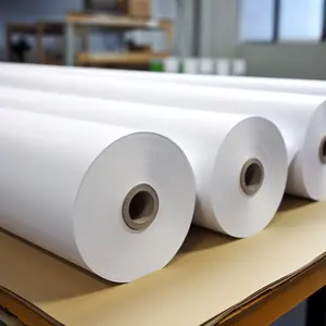 Rollos de papel de sublimación de papel de transferencia de calor para tela textil poliéster