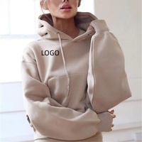 Ensembles Deux Pièces pour Femmes Tenue Décontractée Sweat à Capuche Court Pullover et Short de Survêtement Ensemble Sportif Femme