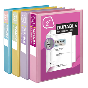 Factory High Quality Economy Durable D-<strong>Shape</strong> 3 Ring View Binder Custom Logo Document File Clip <strong>Folder</strong> for Office, School, Home - Product Image 1