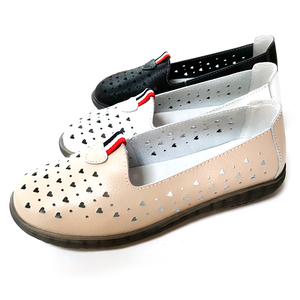 Verano cómodo suave Fondo chica <span class=keywords><strong>pisos</strong></span> sandalias de cuero genuino zapatos casuales de las mujeres zapatos - Product Image 1