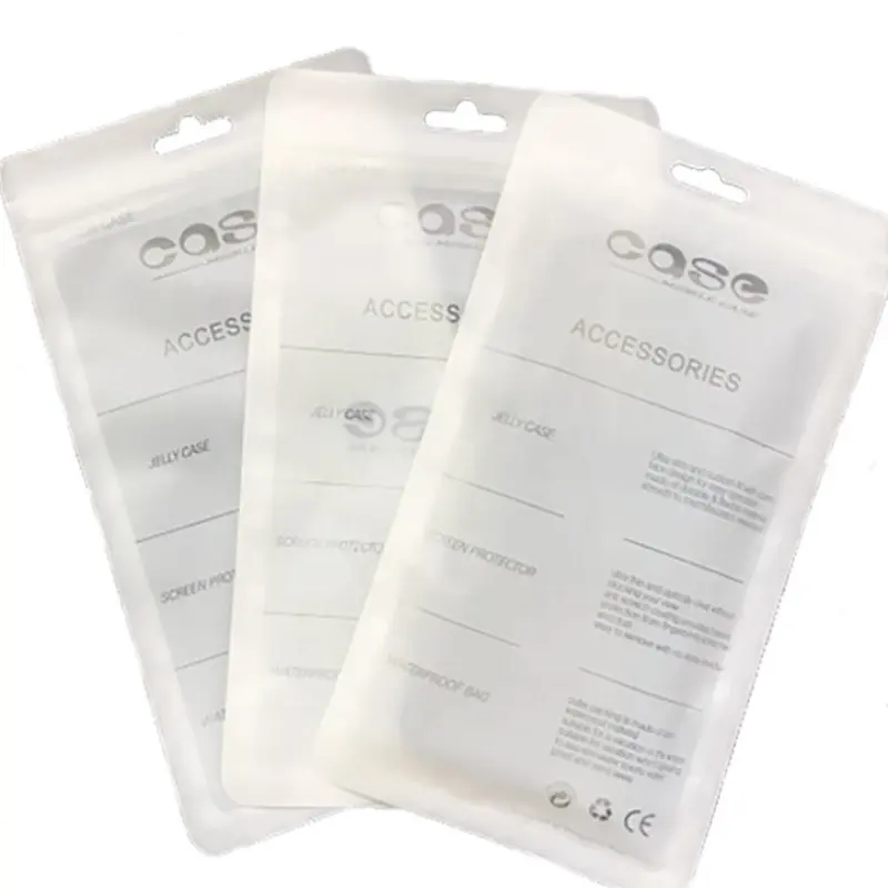 Raco White Protective Bag Moisture Proof Clear PVC Film 10*15cm Packing Data Cable Mobile Phone Case U Disk