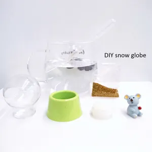 High Quality DIY Resin Snow Globe Custom Animals Floating in Liquid and High Quality Resin Crafts