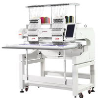 Machine à broder plate pour vêtements, multi-aiguilles, 2 têtes, pour usage commercial et industriel
