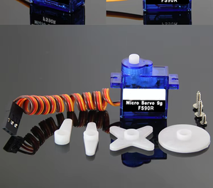 Nouveau moteur à rotation continue FS90R 9g, rotor en plastique à 360 degrés, pièces d'avion RC, robotique éducative Raspberry Pi - Product Image 3