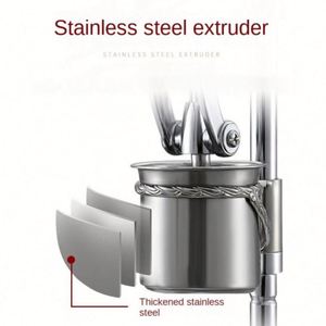 Commercial Stainless Steel Taiwan 30cm Long Hand Press Potato Chip Extruder/manual Pressure French Fries Making <b>Machine</b> - Product Image 3