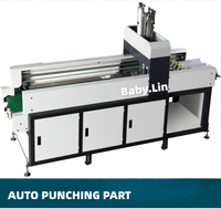 Machine à fabriquer des sacs en T-shirt non tissés entièrement automatique Baby.Lin avec PLC et moteur, conception de découpe en W