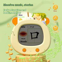 Machine d'éveil intelligente ABS pour enfants, bilingue, audio, écran LCD, avec insertion de cartes d'histoires, jouet éducatif pour l'alphabétisation et les puzzles