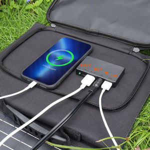 Portable <b>Mini</b> 30W Solar System Foldable Mono Silicon <b>Bag</b> with Waterproof Fabric,USB Charger - Product Image 2