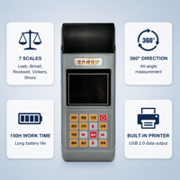 Alat Uji Kekerasan Logam Digital Portabel JINGJING Leeb JH-300 170-960HLD Presisi Tinggi dengan Printer Terintegrasi 7 Skala