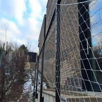 Maille flexible de corde de filet de câble d'acier inoxydable pour la barrière de volière de zoo de balustrade de garde-corps d'escalier