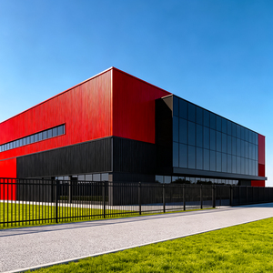 Taller Prefabricado con Estructura <span class=keywords><strong>de</strong></span> Acero, Estructura <span class=keywords><strong>de</strong></span> Acero Prefabricada para Centro Comercial, Almacén, Nave, Edificio Prefabricado con Estructura <span class=keywords><strong>de</strong></span> Acero Ligero - Product Image 2