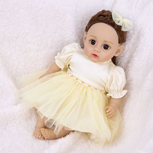 Rebirth Doll Soothing Doll Baby Doll Cotton Body Simulation Doll Doll Children's Soft Rubber Toy Gift - Product Image 1