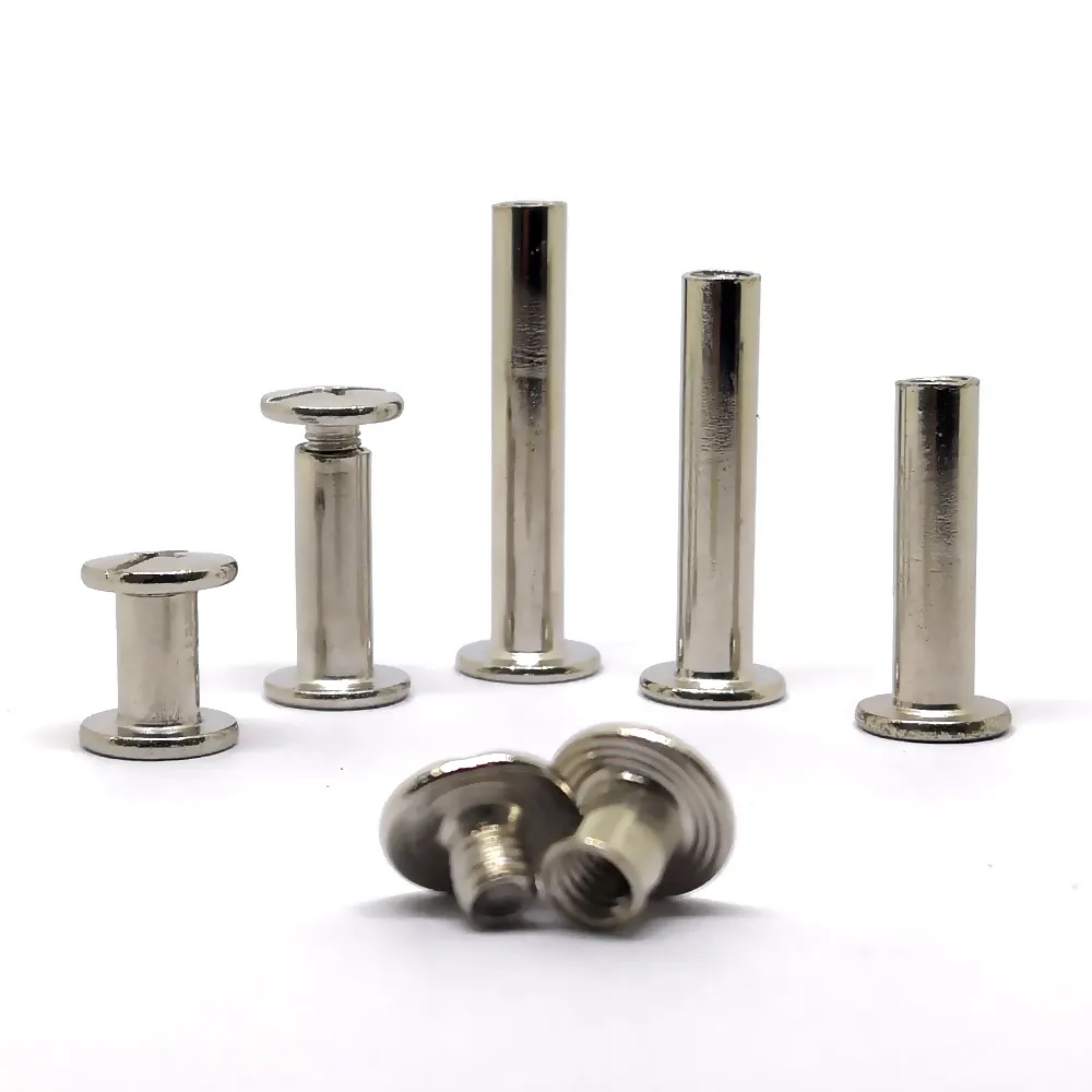 Hot Selling Chicago Screw Customized Stainless Steel Brass Chicago Screw Binding Post Male And Female Screw