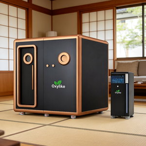 Chambre hyperbare à oxygène à coque rigide pour deux personnes China Oxylike OLH-2-S3 2.0ATA, traitement de réadaptation clinique, pureté de l'oxygène de 95% - Product Image 2