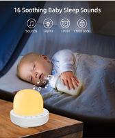 Lampe de chevet à variateur tactile, bruit blanc naturel, petite veilleuse LED, machine à bruit, dispositif d'annulation du bruit, portable