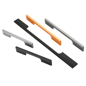 Allzweck-Zuggriffe aus Aluminiumlegierung in Gold, Schwarz und Grau für Premium-Kleiderschränke und Kommoden (Moderner Kücheneinsatz) - Product Image 1