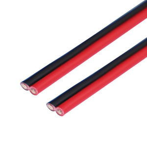 2468 18AWG Garis Paralel Hitam Merah 2*0.75Mm 2 Core Kabel Kawat Daya DC 2.1*4.2MM - Product Image 4