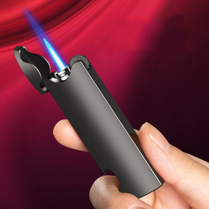 Allume-cigare au <span class=keywords><strong>butane</strong></span> design, torche à cigare étanche au vent, allume-cigare fin avec ouvre-<span class=keywords><strong>bouteille</strong></span> - Product Image 2