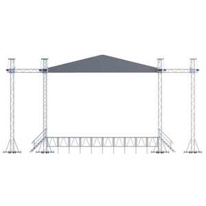 Sistema de armazón de techo para conciertos de doble capa, portátil, cuadrado, de aleación de aluminio para exteriores, de alta resistencia - Product Image 3