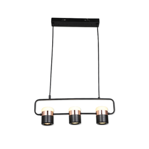 2020 nouvelle conception rose noire or fer luminaires décoratifs salon led <span class=keywords><strong>lustre</strong></span> pendentif lumière - Product Image 1