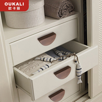 Poignées et boutons d'armoire et de tiroir en bois modernes-Installation facile et durable pour salle de bain, maison, bureau