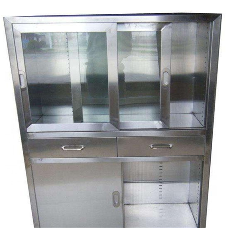 Polished Stainless Steel Medical Cabinet Operating Room Cabinets Galvanized Steel 1.0mm