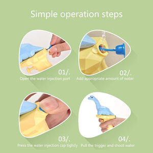 Buitenspel Zomer Kids Zwembad Strandspeelgoed 5 Stks Shoot Spray Spuitende Waterpistool Dinosaurus Waterpistool - Product Image 5