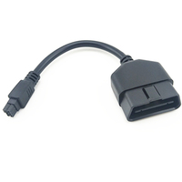Universal OBD OBD2 OBD II Male 16pin to MX3.0 2*3P Extender Cable