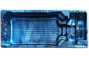 Piscina sin fin al aire libre al por mayor Hydropool Aqua Sport Swim <span class=keywords><strong>Spa</strong></span> Bañera de hidromasaje Piscina grande de doble zona <span class=keywords><strong>Spa</strong></span> - Product Image 3