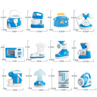 Tiktok simule chaque cuisine mini petits appareils série bleue four fours à micro-ondes une variété de jouets éducatifs