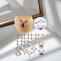 Anneaux de piercing pour mamelons en acier inoxydable, araignée, abeille, serpent, barre pour mamelons, bijoux de corps tendance pour femmes et hommes