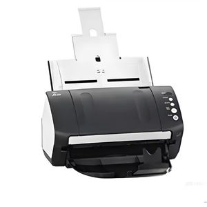 Gereviseerde Fi-7140 invoerscanner, hoge resolutie, dubbelzijdig, batch, A4, kleuren CCD-documenten scanner, USB2.0, wit, 24-bit, 40 ppm - Product Image 1