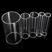 Plastique personnalisé de grand diamètre PMMA en plastique transparent Tube acrylique de tuyau en polycarbonate