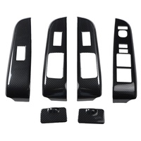 Volante de Plástico para Automóvil CAMRY de 12-16 Años, Modificado con Patrón de Fibra de Carbono, Panel de Navegación Negro, Decoración Interior para Automóvil