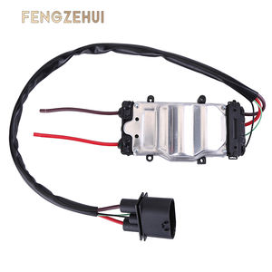 1 paire de modules de commande de ventilateur de refroidissement du moteur de voiture, unité de résistance du radiateur de liquide de refroidissement, assemblage avant gauche et droit 4F0910501 pour Audi A6 - Product Image 6