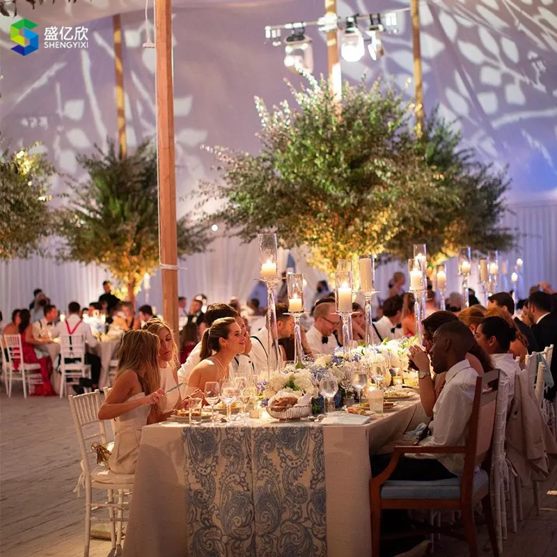 Barraca de alumínio para festas de casamento, estrutura 20X30m, eventos para 500 pessoas