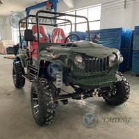 Mini Jeep Buggy Caiteng pour adultes, électrique/à essence, 4x4, transmission automatique, haute vitesse, 2/4 places, véhicule de voyage pour la plage