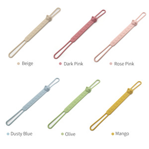 Tongtu Newborn Baby Silicone Teething Clip Prevent Falling Pacifier <b>Chain</b> with <b>Nipple</b> Holder Model for Kids - Product Image 3