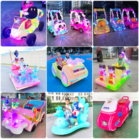 Haohaole Großes Aufblasbares Leuchtendes Bumper-Car für Draußen Elektrisches Kinderspielzeug für Erwachsene Gartennutzung Batteriebetrieben 2-Personen