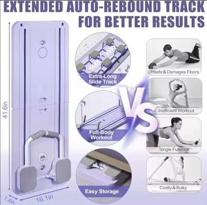 Pilates sürgülü kurulu Pilates rehome Set ev için çok amaçlı katlanabilir Pilates rehome kurulu - Product Image 2