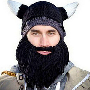 <span class=keywords><strong>Gorro</strong></span> <span class=keywords><strong>de</strong></span> <span class=keywords><strong>Lana</strong></span> Vikingo <span class=keywords><strong>con</strong></span> <span class=keywords><strong>Barba</strong></span>, <span class=keywords><strong>Gorro</strong></span> <span class=keywords><strong>de</strong></span> Invierno Cálido <span class=keywords><strong>con</strong></span> Cuernos <span class=keywords><strong>de</strong></span> Diablo, <span class=keywords><strong>Gorro</strong></span> Tejido - Product Image 1