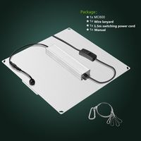 Lampe de culture LED 100W à spectre complet, haute performance PPF, lumière du soleil, dimmable, pour plantes d'intérieur, semis et légumes