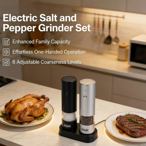Bestseller Modern Kitchen Accessories RoHS Certified Stainless Steel <b>Pepper</b> Mill Set for Gourmet Cooking - Product Image 2