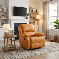 Canapé inclinable en cuir véritable BALOM personnalisé, canapé inclinable électrique moderne pour salon