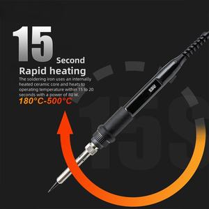 Stazione di Saldatura Elettrica 8898 con Display Digitale Doppio, 750W, 110V/220V, Pistola ad Aria Calda 2-in-1 Controllabile per Elettronica di Consumo - Product Image 4